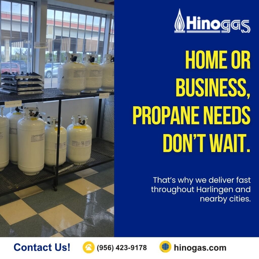 Hino gas: harlingen's trusted propane partner for homes and businesses