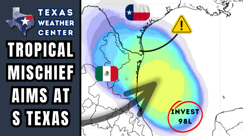 Potential rain boost for texas from bay of campeche system