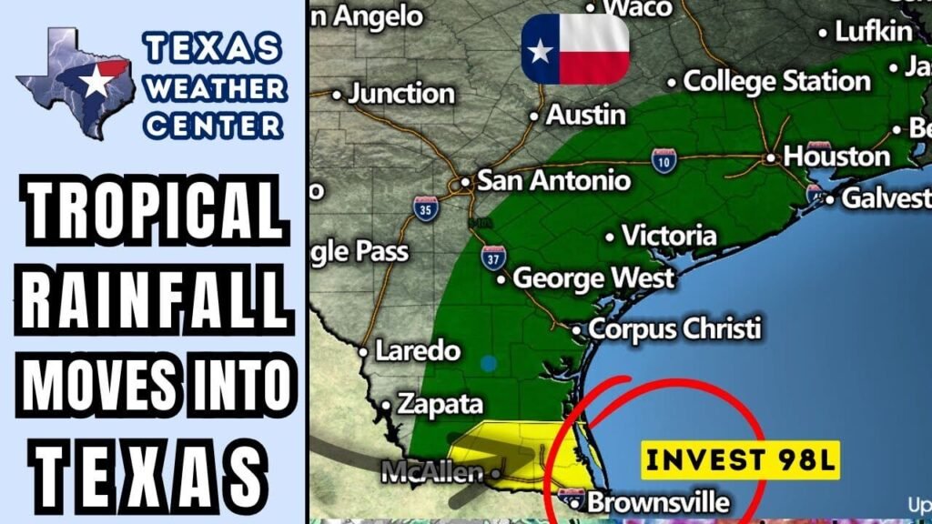 Rain approaches rio grande valley as erin strengthens into a
