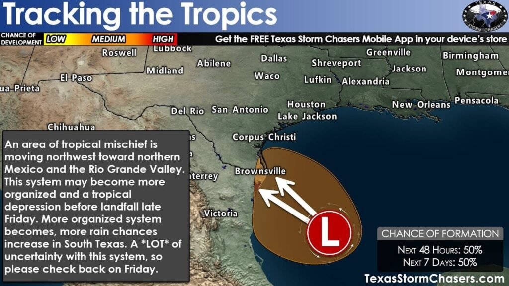 Tropical trouble brewing for south texas
