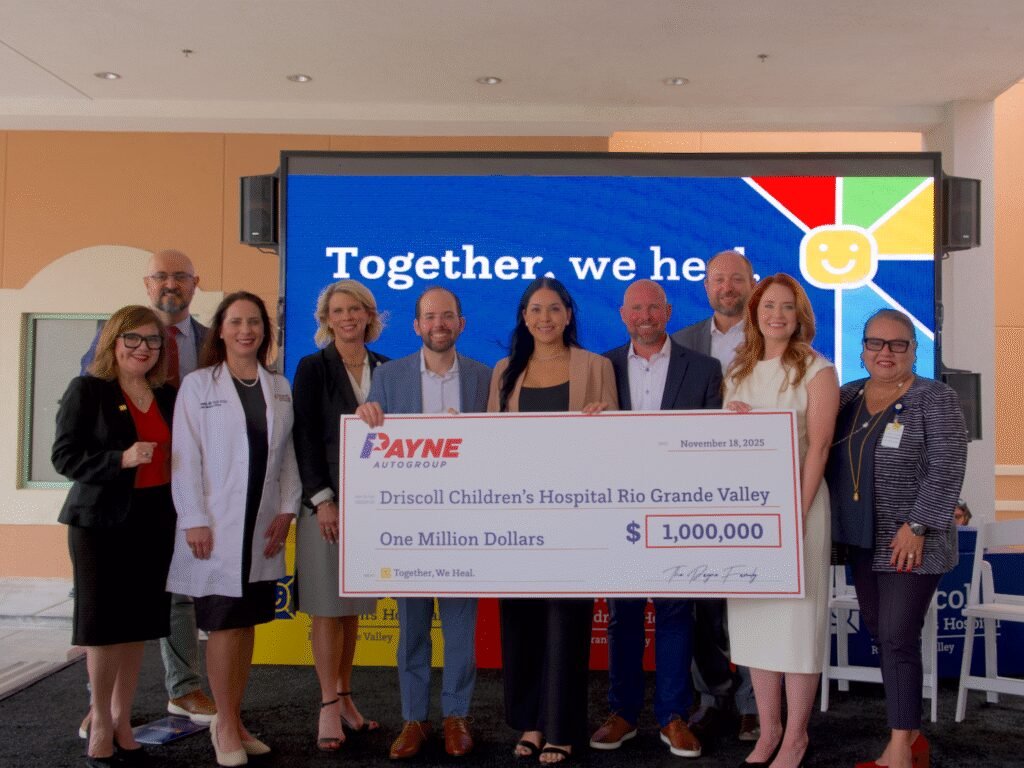 Payne Family Contributes $1 Million to Driscoll Children's Hospital in