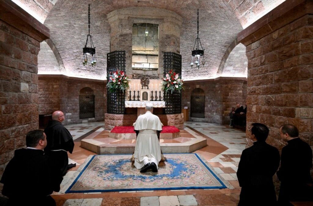 Pope Leo's Pilgrimage to St. Francis' Tomb in Assisi