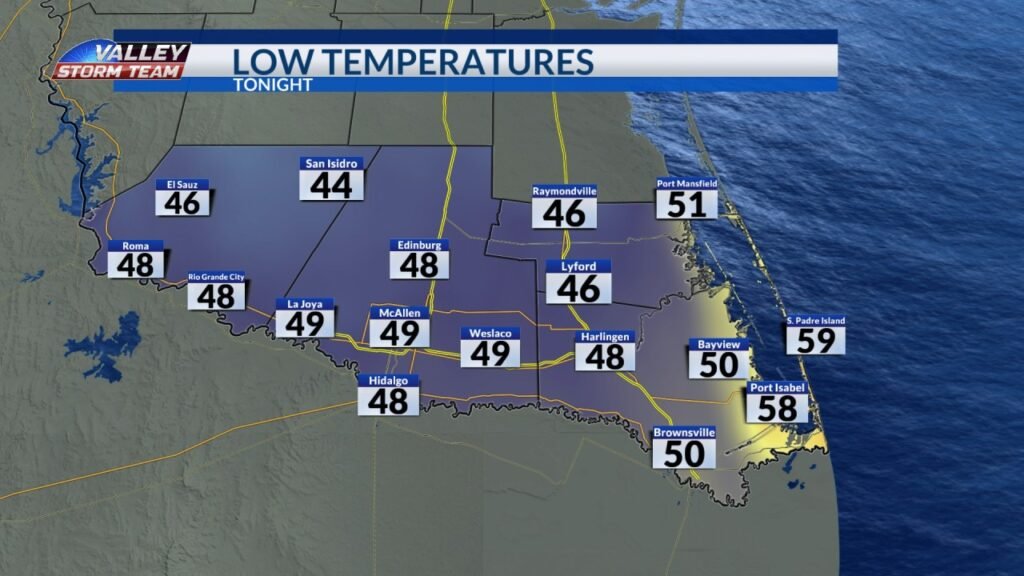 Cooler Weather Sweeps into Harlingen
