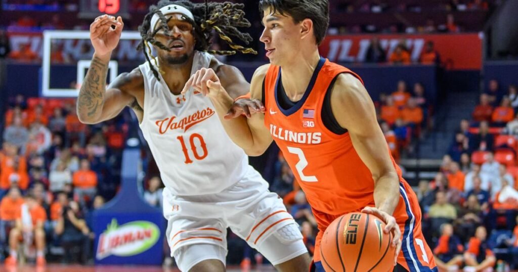 Stojakovic Shines as Illinois Triumphs Over Texas Rio Grande Valley