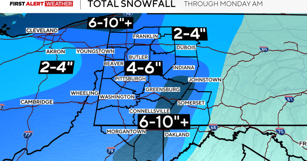 Western Pennsylvania Covered in a Winter Wonderland