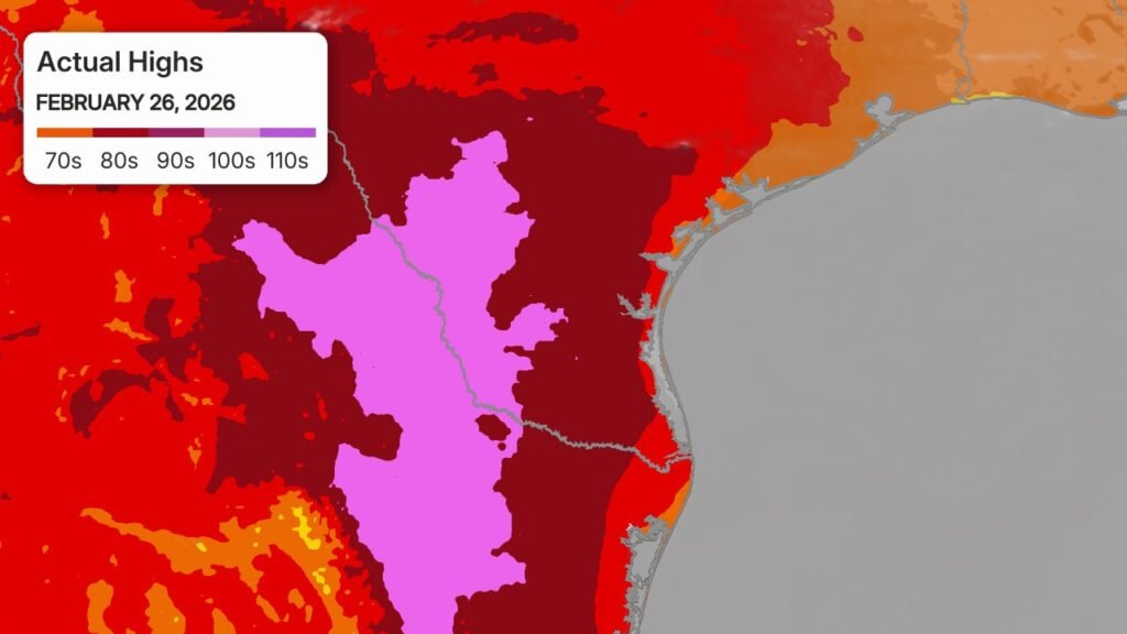 Texas Sets Record with Unbelievable Winter Heat Texas Sets Record with Unbelievable Winter Heat