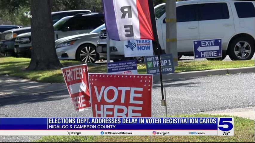 Valley Elections Address Voter Registration Card Delays Valley Elections Address Voter Registration Card Delays