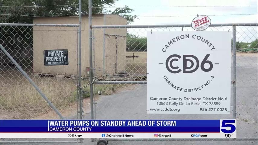 Cameron County Prepares Pumps for Potential Easter Flooding Cameron County Prepares Pumps for Potential Easter Flooding