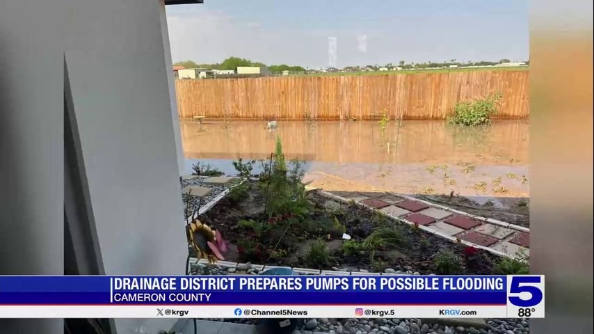Cameron County Readies Pumps for Weekend Rain Near La Feria Cameron County Readies Pumps for Weekend Rain Near La Feria