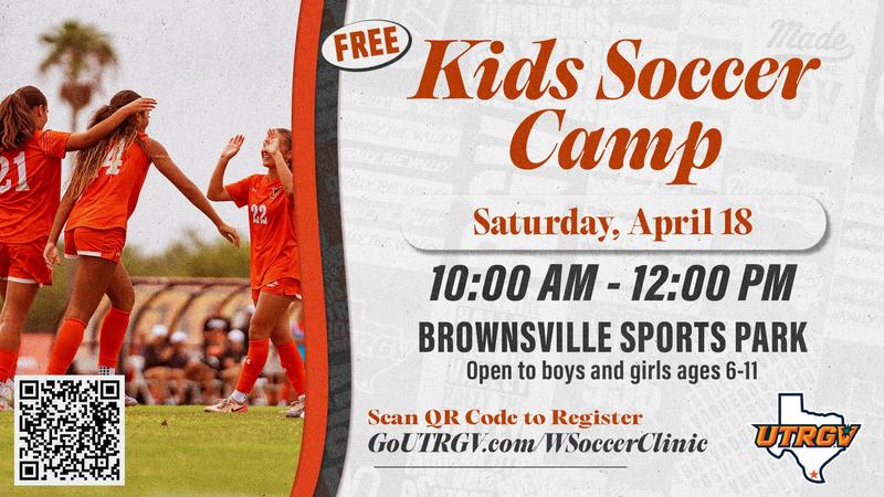 Write a new simple attractive title based on the title from Women’s Soccer to Host Free Youth Clinic in Brownsville April 18 and dont use quote marks Write a new simple attractive title based on the title
