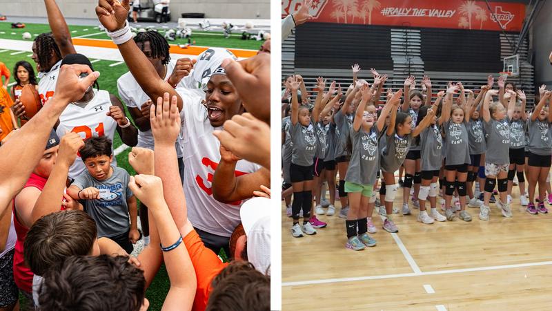 Write a new simple attractive title based on the title from UTRGV Athletics Announces Upcoming Football and Volleyball Camps and dont use quote marks Write a new simple attractive title based on the title