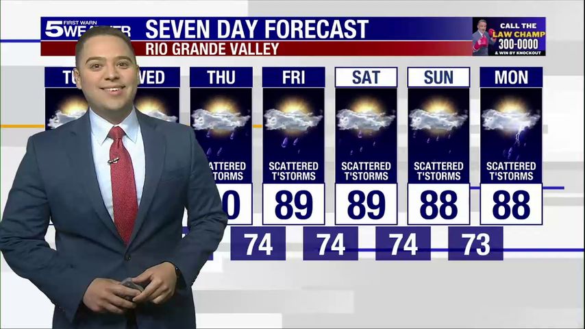 Write a new simple attractive title based on the title from Tuesday, May 19, 2026: Storms moving in from Mexico could reach the Valley overnight and dont use quote marks Write a new simple attractive title based on the title