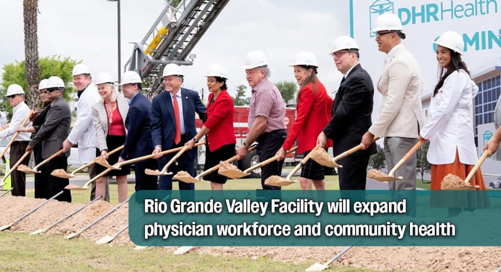 Write a new simple attractive title based on the title from DHR Health, University of Houston Break Ground on New Medical Research and Education Center and dont use quote marks Write a new simple attractive title based on the title