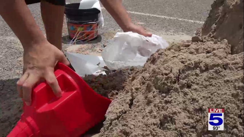 Write a new simple attractive title based on the title from Alamo holding sandbag distribution events during ongoing flood watch and dont use quote marks Write a new simple attractive title based on the title