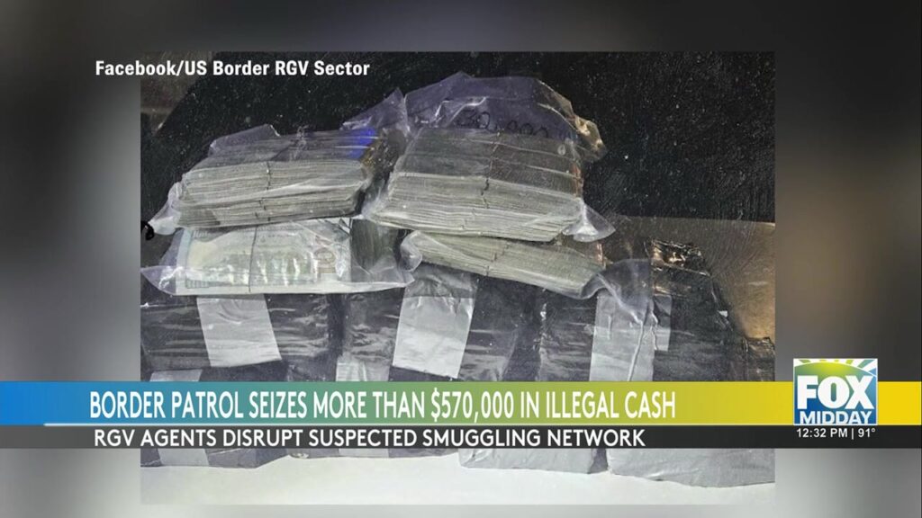Write a new simple attractive title based on the title from Border Patrol Cash Seizure: Border Patrol Seizes Over $570,000 To Disrupt Major Smuggling Network In Rio Grande Valley and dont use quote marks Write a new simple attractive title based on the title