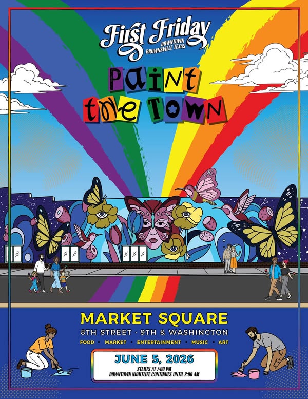 Write a new simple attractive title based on the title from POSTPONED DUE TO WEATHER #BrownsvilleTX #DowntownBrownsville #FirstFriday #MarketSquare – facebook.com and dont use quote marks Write a new simple attractive title based on the title