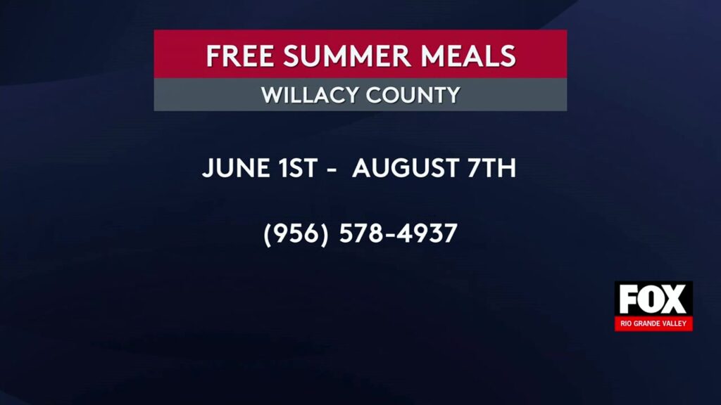 Write a new simple attractive title based on the title from Summer Meals: McAllen, Willacy County Launch Free Summer Meal Programs For Children And Teens and dont use quote marks Write a new simple attractive title based on the title