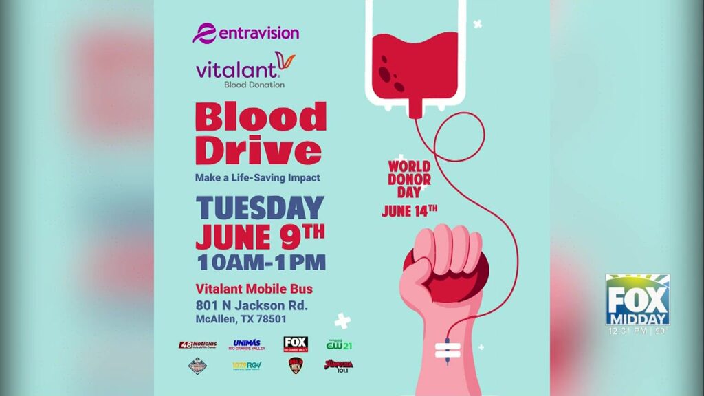 Write a new simple attractive title based on the title from Giving The Gift Of Life: Rio Grande Valley Blood Drive Saves Lives and dont use quote marks Write a new simple attractive title based on the title