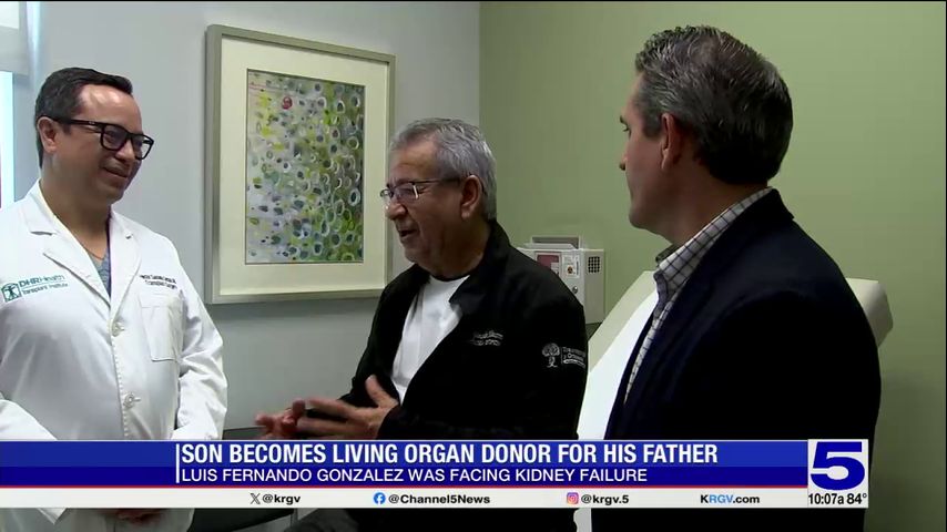 Write a new simple attractive title based on the title from ‘It’s about time’: Rio Grande Valley man donates kidney to save his father's life – KRGV and dont use quote marks Write a new simple attractive title based on the title