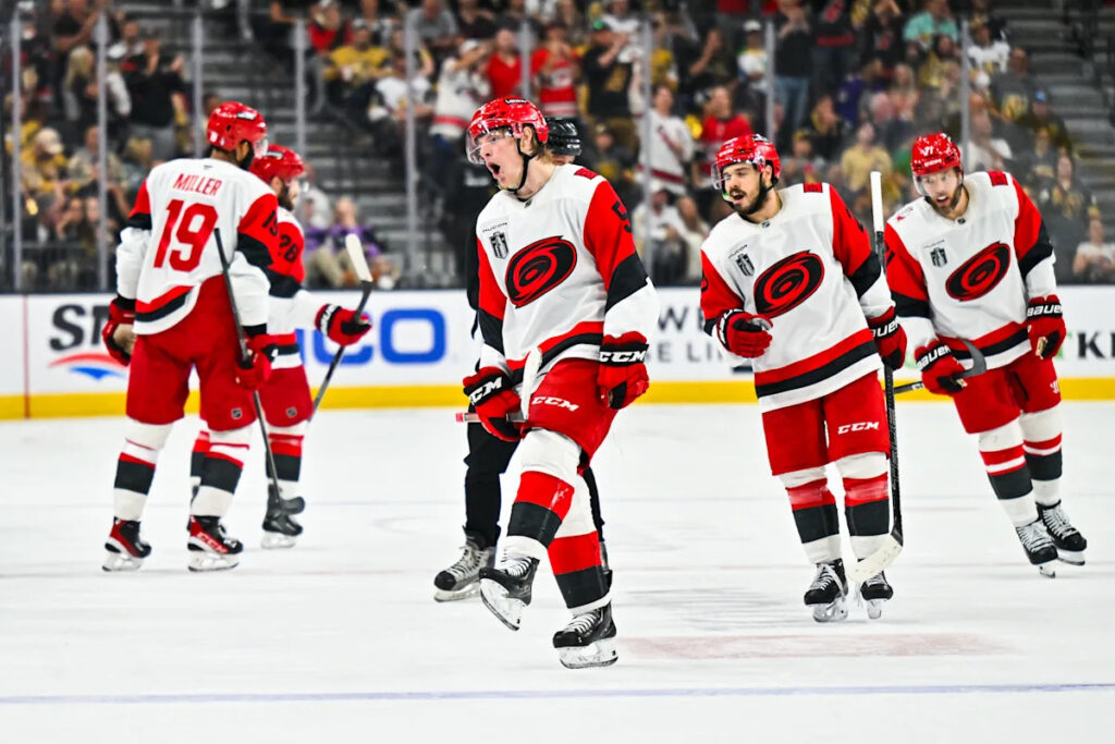 Write a new simple attractive title based on the title from Hurricanes stifle Golden Knights, secure franchise’s 2nd Stanley Cup with Game 6 shutout behind rookie goaltender Brandon Bussi and dont use quote marks Write a new simple attractive title based on the title