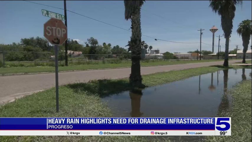 Write a new simple attractive title based on the title from Progreso leaders push for drainage upgrade following recent rain and dont use quote marks Write a new simple attractive title based on the title