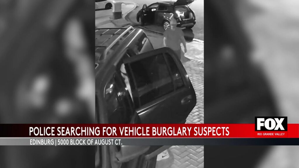Write a new simple attractive title based on the title from Edinburg Police Seek Two Suspects In Vehicle Break-In Caught On Camera and dont use quote marks Write a new simple attractive title based on the title