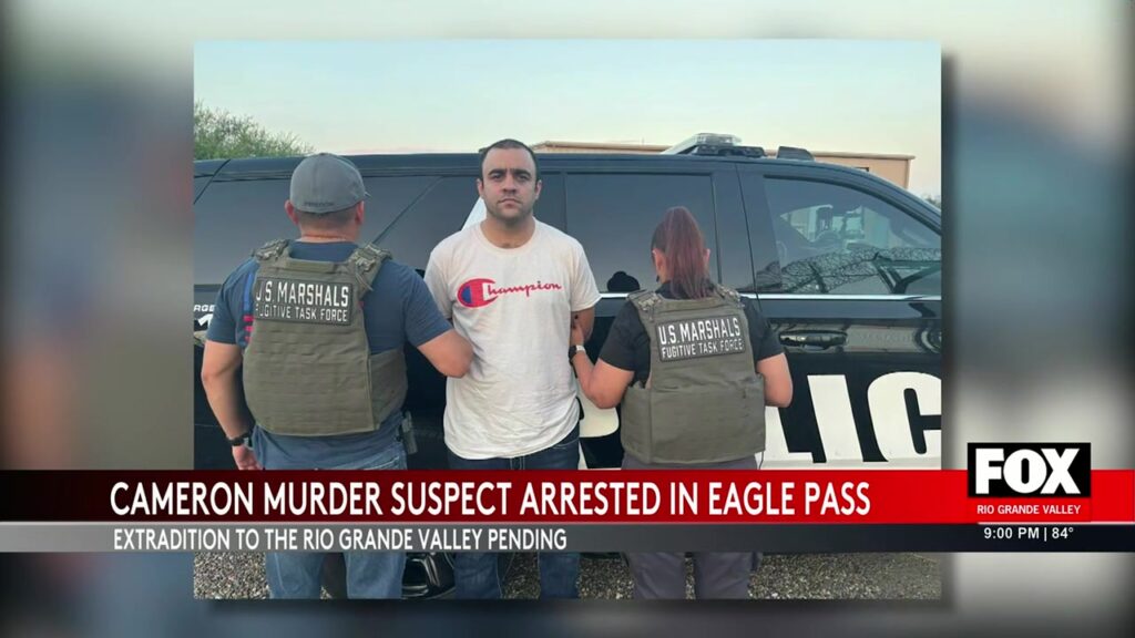 Write a new simple attractive title based on the title from Eagle Pass Arrest: Suspect In Cameron County Homicide Captured At Border and dont use quote marks Write a new simple attractive title based on the title