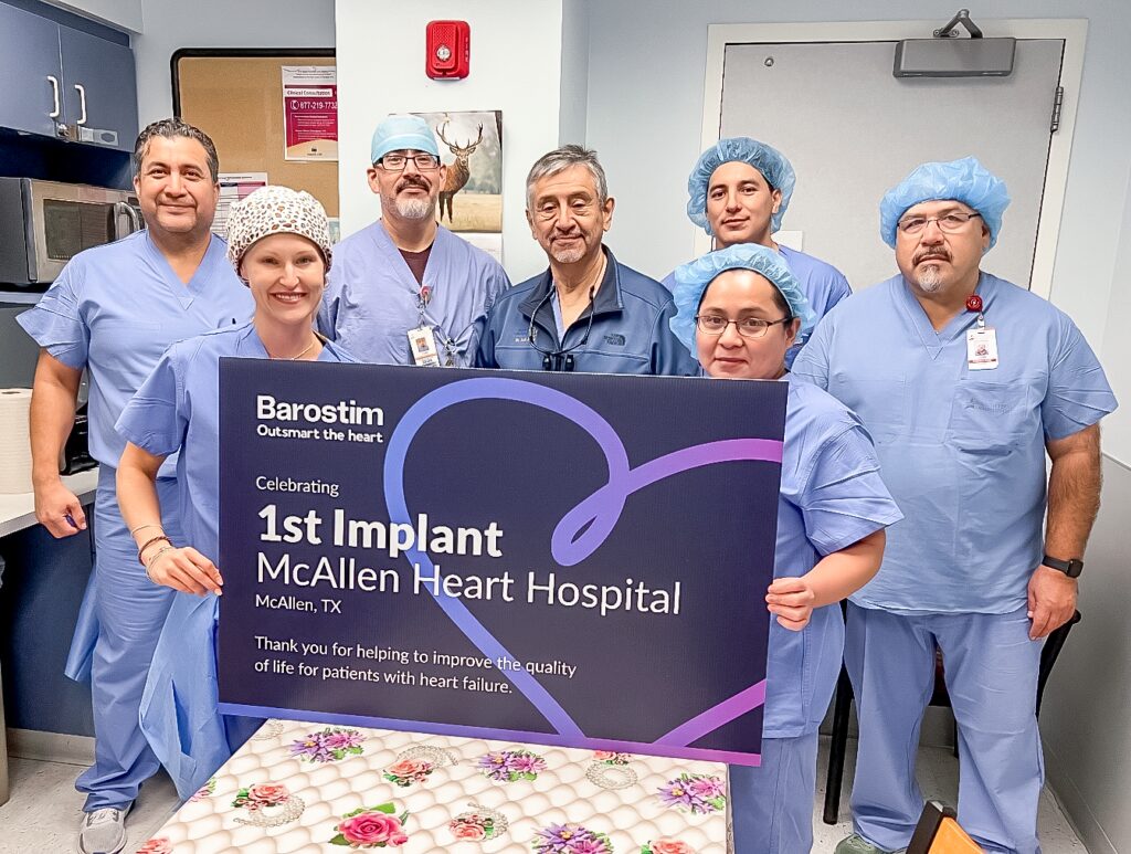 Write a new simple attractive title based on the title from STHS Heart becomes first Rio Grande Valley facility to successfully implant innovative, heart failure treatment device and dont use quote marks Write a new simple attractive title based on the title