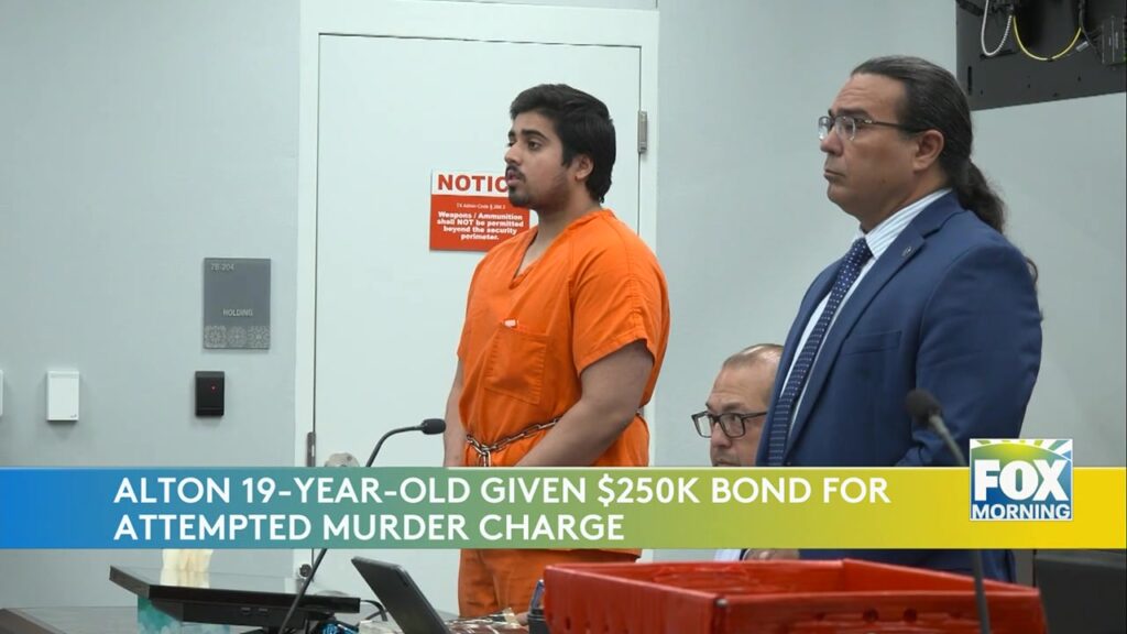 Write a new simple attractive title based on the title from Alton Homicide: Alton Triple Homicide Suspect Remains In Jail After Bond Hearing and dont use quote marks Write a new simple attractive title based on the title