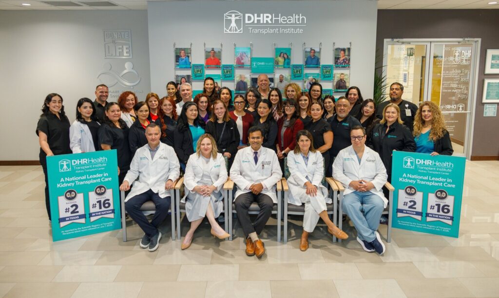 Write a new simple attractive title based on the title from DHR Health Transplant Institute Earns Top State and National Rankings and dont use quote marks Write a new simple attractive title based on the title