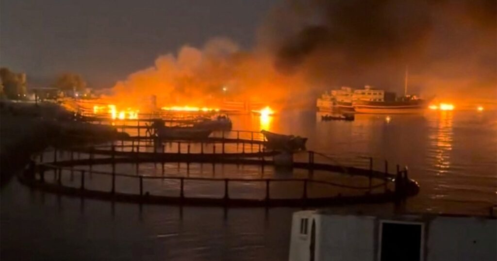 Write a new simple attractive title based on the title from US, Iran exchange attacks around Strait of Hormuz | Conflict News and dont use quote marks Write a new simple attractive title based on the title