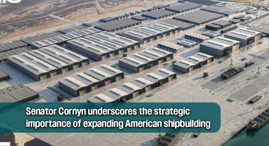 Write a new simple attractive title based on the title from Cornyn Hails 10,000-Job Port Alpha Shipyard Coming to Brownsville and dont use quote marks Write a new simple attractive title based on the title