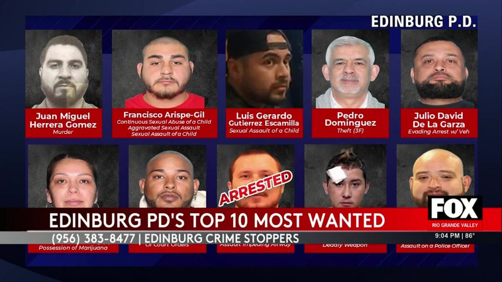 Write a new simple attractive title based on the title from Edinburg Crime Stoppers: Edinburg Police Seek Public’s Help To Find Most Wanted Suspects and dont use quote marks Write a new simple attractive title based on the title