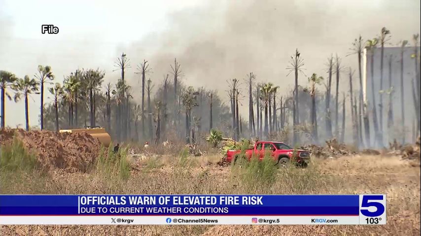 Write a new simple attractive title based on the title from Valley officials warn of elevated fire risk due to weather conditions and dont use quote marks Write a new simple attractive title based on the title