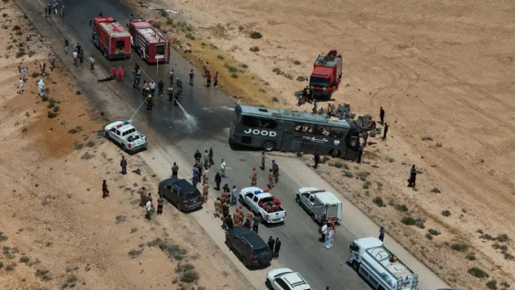Write a new simple attractive title based on the title from Two buses collide in Syria, killing at least 35 people | Transport News and dont use quote marks Write a new simple attractive title based on the title