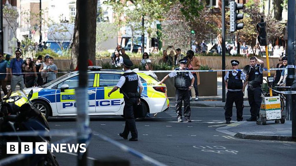 Write a new simple attractive title based on the title from Woman arrested after four stabbed in central London – BBC and dont use quote marks Write a new simple attractive title based on the title