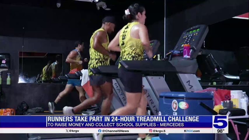 Write a new simple attractive title based on the title from Running for RGV students: Ultrarunners tackle 24-hour treadmill challenge at Top Gym in Mercedes and dont use quote marks Write a new simple attractive title based on the title