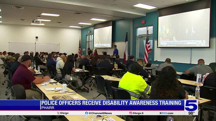 Write a new simple attractive title based on the title from RGV police officers learn sign language in Pharr to improve community communication and dont use quote marks Write a new simple attractive title based on the title