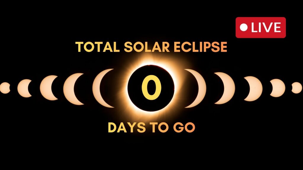 Write a new simple attractive title based on the title from Total solar eclipse Aug. 12, 2026 live updates and dont use quote marks Write a new simple attractive title based on the title