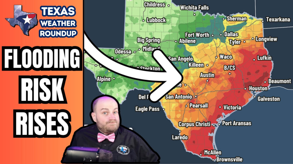 Write a new simple attractive title based on the title from Texas Flooding Risk Increases as Heavy Rain Setup Builds This Week and dont use quote marks Write a new simple attractive title based on the title