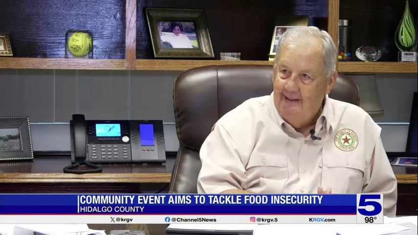 Write a new simple attractive title based on the title from Hidalgo County judge rallies community leaders to tackle hunger across the Rio Grande Valley and dont use quote marks Write a new simple attractive title based on the title