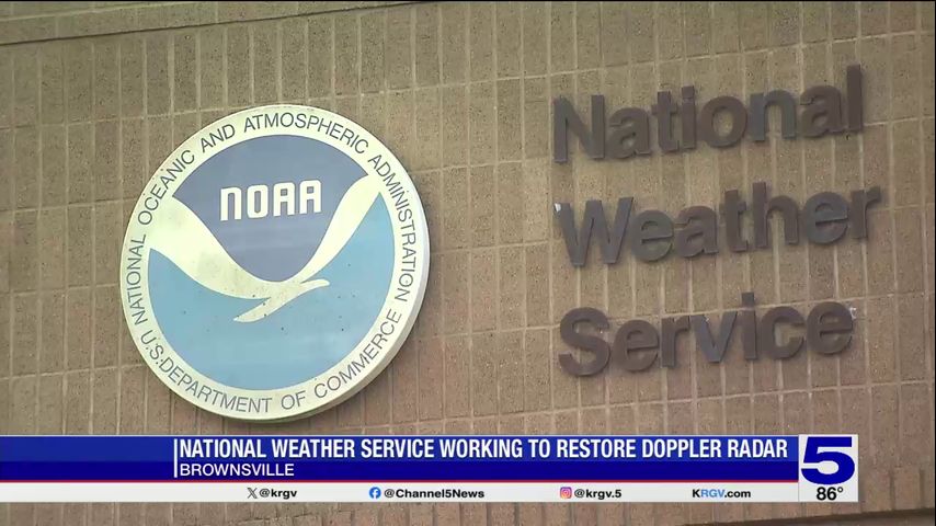 Write a new simple attractive title based on the title from National Weather Service working to repair Brownsville Doppler radar and dont use quote marks Write a new simple attractive title based on the title