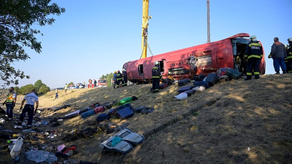 Write a new simple attractive title based on the title from At least 12 people killed in Polish tourist bus crash in Hungary and dont use quote marks Write a new simple attractive title based on the title