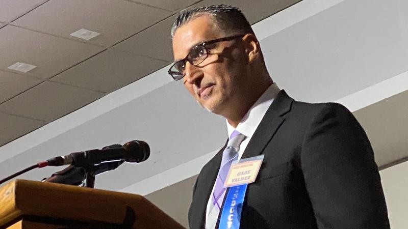 Write a new simple attractive title based on the title from Former Men’s Basketball Player Gabriel Valdez Inducted into RGV Sports Hall of Fame and dont use quote marks Write a new simple attractive title based on the title