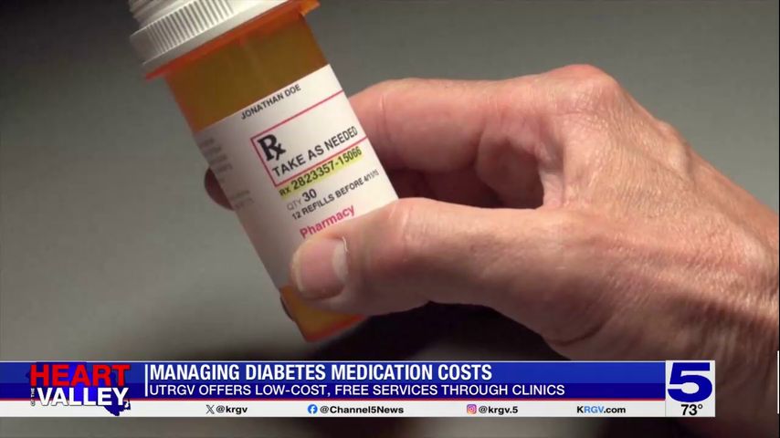 Write a new simple attractive title based on the title from Heart of the Valley: UTRGV offers low-cost, free services as diabetics manage medication costs and dont use quote marks Write a new simple attractive title based on the title