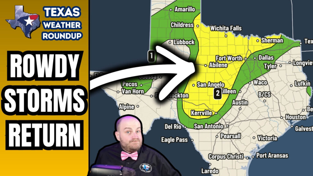 Write a new simple attractive title based on the title from Texas Storms Return Tonight After Dangerous Heat and dont use quote marks Write a new simple attractive title based on the title
