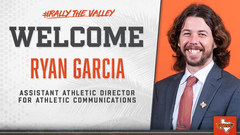 Write a new simple attractive title based on the title from UTRGV Athletics Adds Ryan Garcia as Assistant Athletic Director for Athletic Communications and dont use quote marks Write a new simple attractive title based on the title