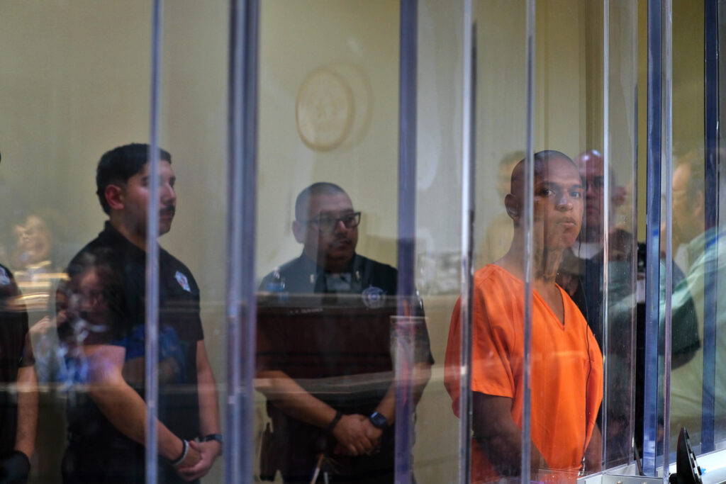 Write a new simple attractive title based on the title from ‘A cold, cold killer’: No bond for man accused of murdering four near San Benito and dont use quote marks Write a new simple attractive title based on the title