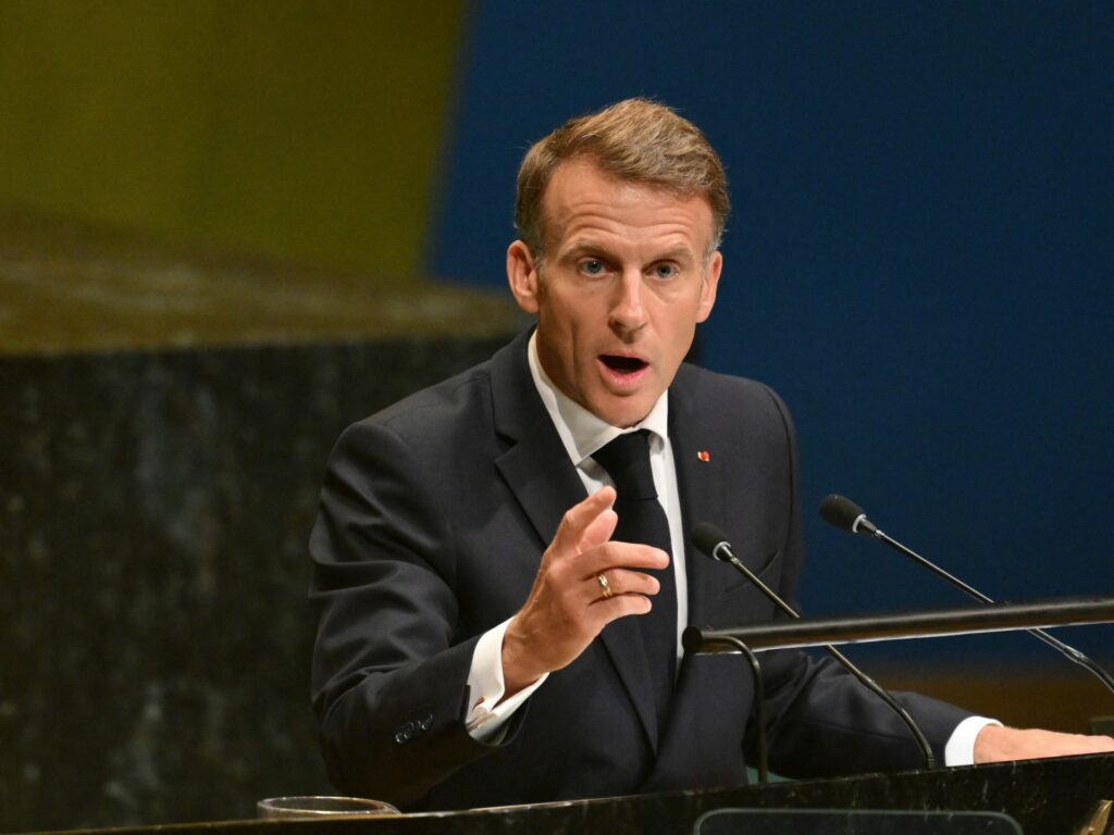 Write a new simple attractive title based on the title from France rebukes world over Gaza as Canada, UK back Palestinian state at UNGA | United Nations News and dont use quote marks Write a new simple attractive title based on the title