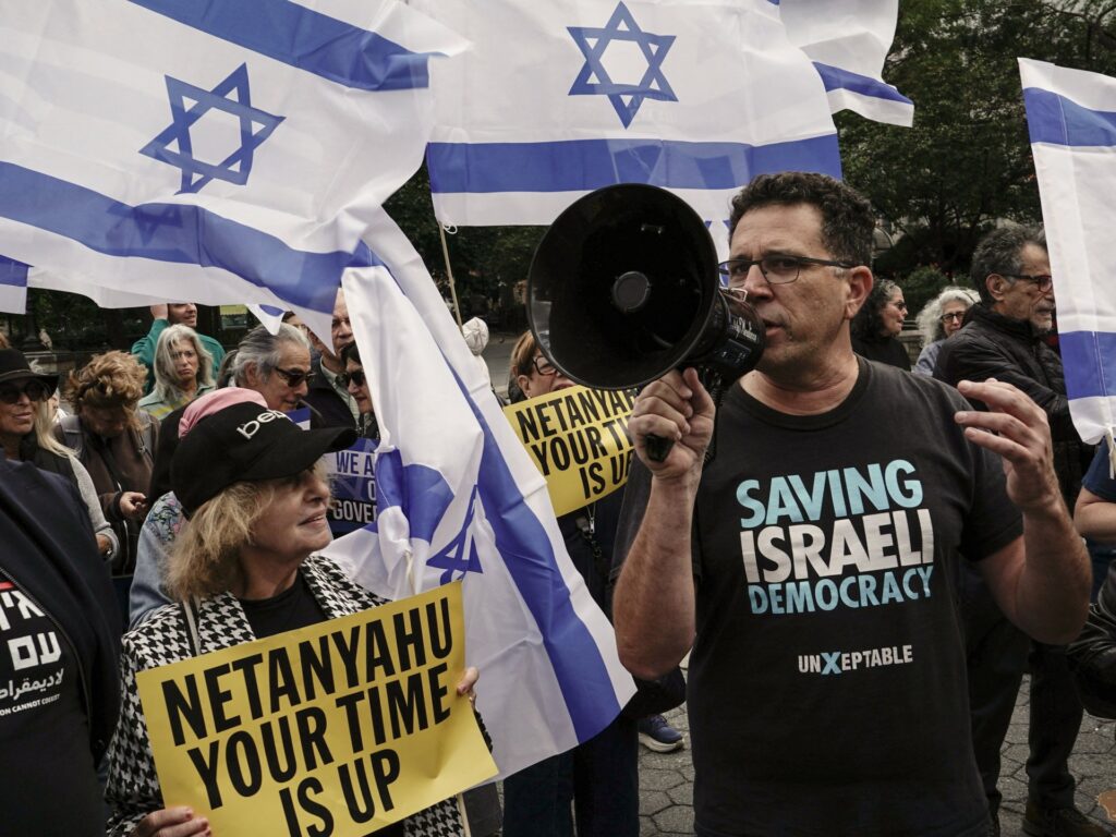 Write a new simple attractive title based on the title from Netanyahu takes UN stage with one eye on Israel’s election | United Nations News and dont use quote marks Write a new simple attractive title based on the title